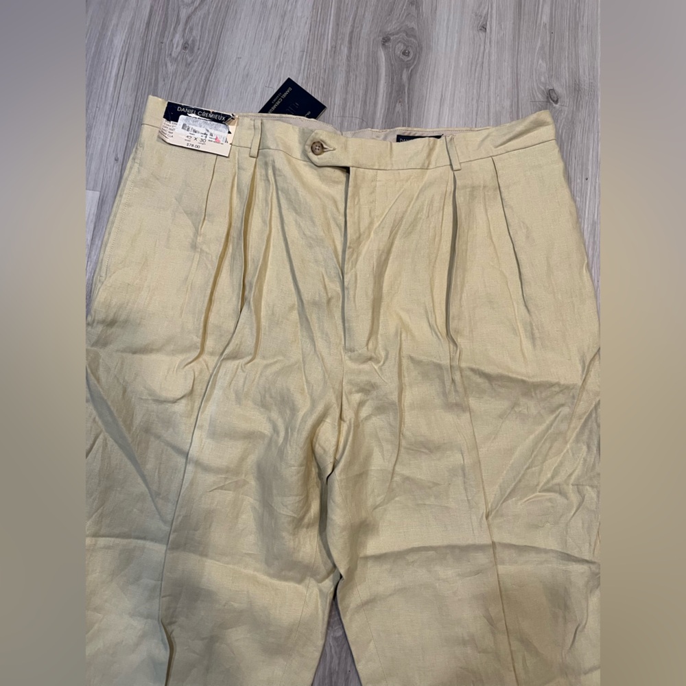 100%linen Daniel Cremieux Light Tan‎ Chinos